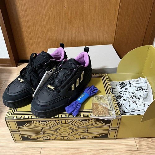 Adidas Yu-Gi-Oh ADI2000 Black Dark Magician US 9.5 JP 27.5cm UK 9 New - Picture 2 of 10