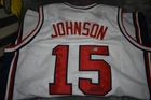 🇺🇸 Magic Johnson Signed USA Basketball replica Jersey – Autographed #15