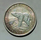 2020 Canada Polar Bear 1/2 oz .9999 Fine Silver 2 Dollar Wildlife Coin Free Ship