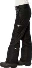 Arctix Boys 8 Snow Pants Black Cargo Adjustable Waist Winter Ski Snow Sports