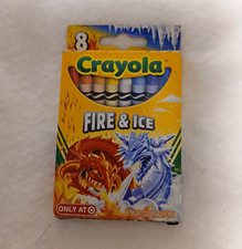 Crayola Fire Ice Non-Toxic Crayons, 8 Count Pack, Multicolor MPN 52-4337