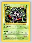 LP!! Pokémon TCG Base Set 1st edition Shadowless Tangela #66/102