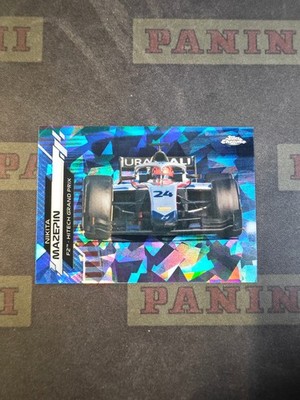 2020 Topps Chrome F1 Sapphire Nikita Mazepin #79 Cracked Ice Refractor
