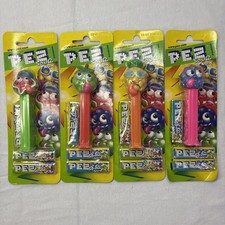 Sour Mix Pez Sourz Dispensers - 4 Lot - Vintage 2000 s sealed on Euro Card