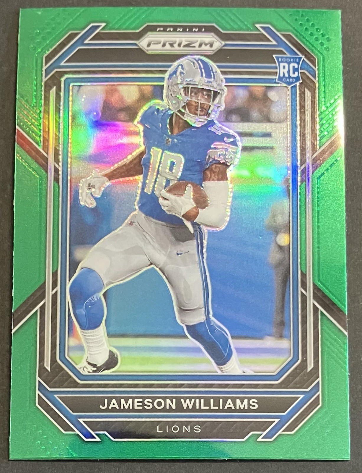 Jameson Williams Panini Prizm #311 Green