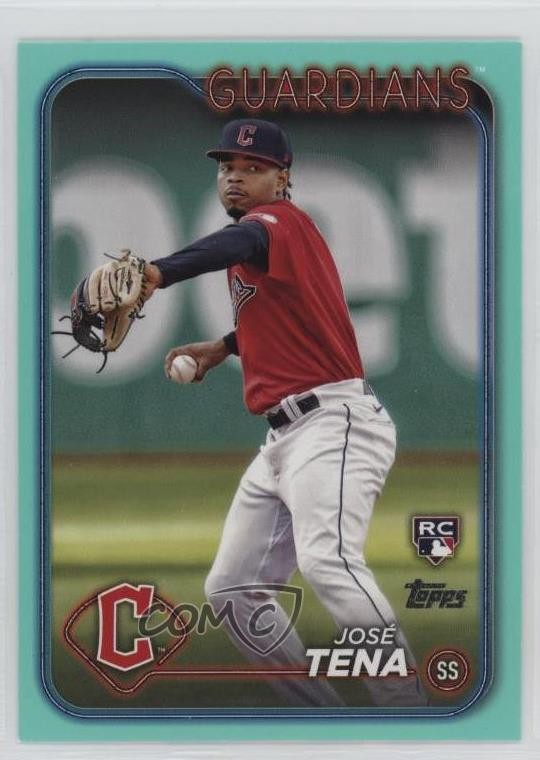 2024 Topps Series 2 Aqua Jose Tena José Tena #678 Rookie RC