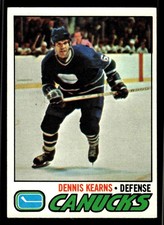 1977-78 Topps Dennis Kearns #175 - Vancouver Canucks