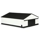 1/64 Large Implement Shed with Wainscoting, by REVD Toys, 3D, RVD1059