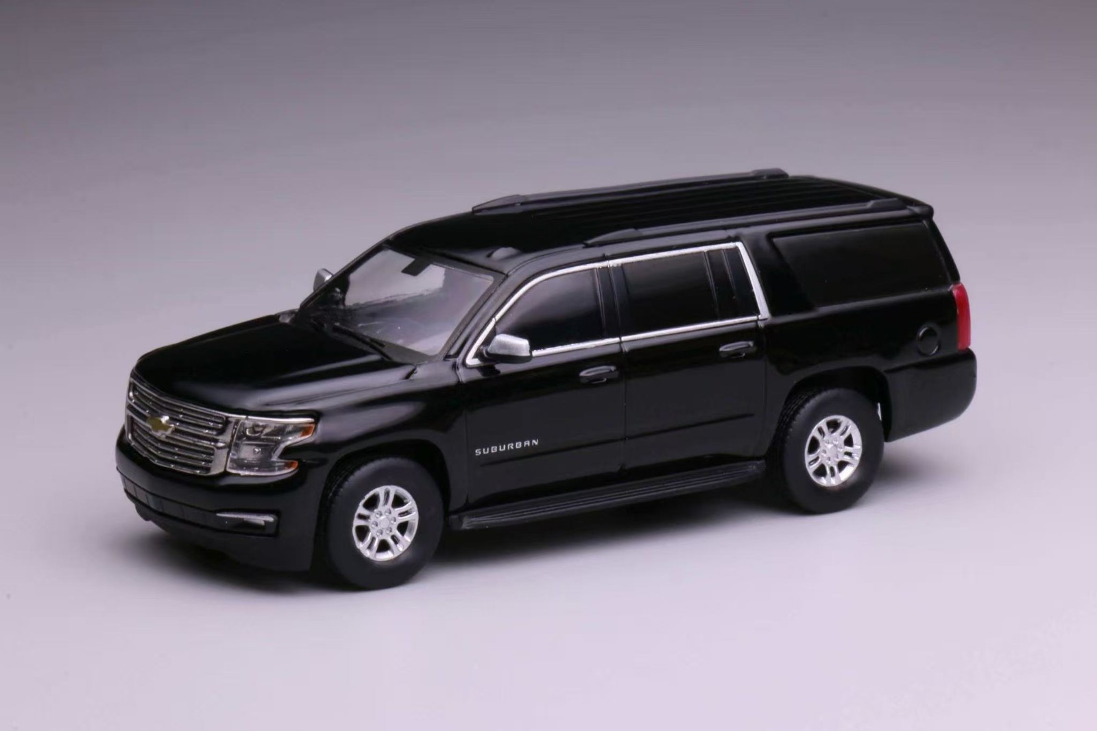 596 1:64 Black 2015Chevrolet Suburban State Police SUV Model