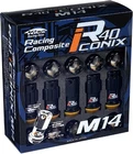 KYO-EI RACING COMPOSITE R40 ICONIX M14XP1.5 (LOCK & NUT SET (CAP LESS RI-14KA