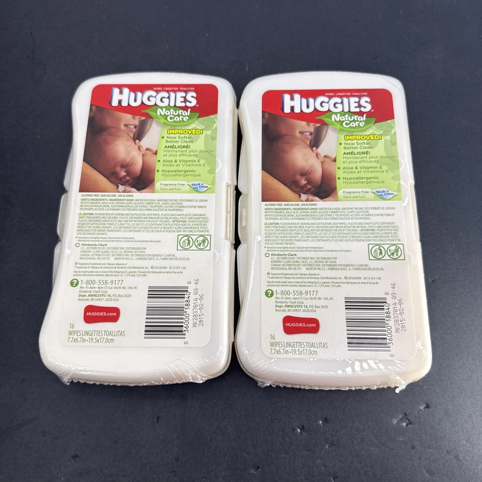 Vintage Set Of 2 Huggies Baby Wipes Plastic Travel Size Container Sealed 2015
Opens in a new window