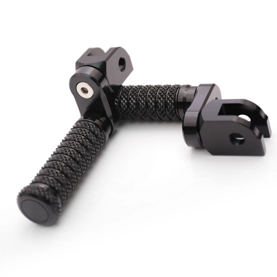 Clavijas delanteras ajustables negras M-GRIP 25 mm para Kawasaki Z750 / S / R 04-13 12 Foto 3 de 4