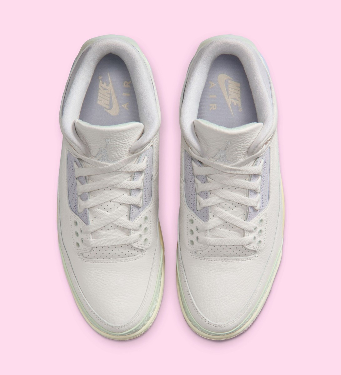 Nike Air Jordan 3 Retro Spring Is In GS & Womens White Sports