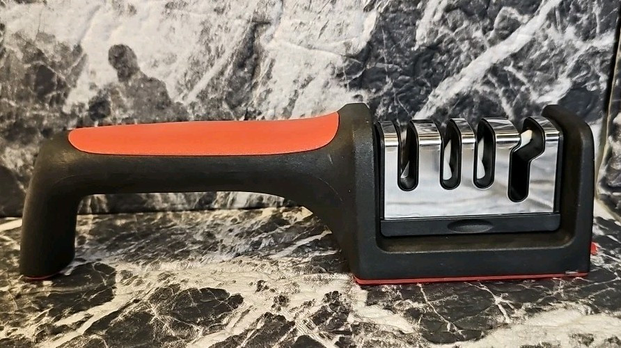 Kitchen Hand-Held Knife Sharpener 3/4-Segment 3/4-Purpose Household