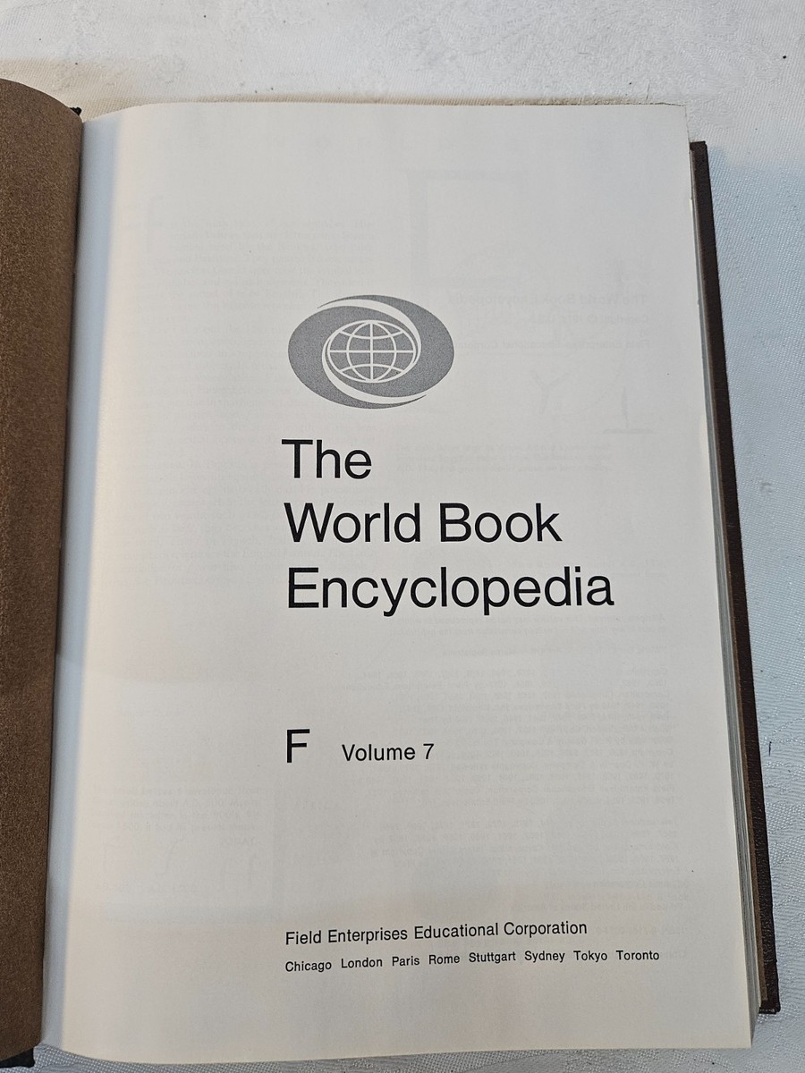 1974 The WORLD BOOK Encyclopedia Vol. 7 