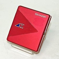 Used Sharp Md-Ss503-R Red Portable Mini Disc Player Mdlp Compatible Md Playback