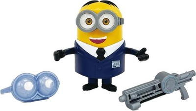 Minions Despicable Me 4 Despicably Deluxe Collectible 5.5 inch AVL Agent Dave