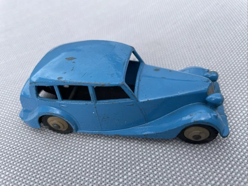 VINTAGE DINKY MECCANO TOYS40B / 151 TRIUMPH 1800 SALOONDIECAST CAR BLUE 1948