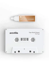 Audio Cassette Head Cleaner, Tape Cleaning Kit for Home/Car Cassette Player