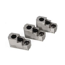 Hard Jaws, 3Pcs 8" Double Step Steel Hard Lathe Chuck Jaws 1.5mm X 60 Standar...