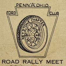 1962 Titusville Car Show Road Rally Meet Penn-Ohio Model A Ford Club Crawford Co