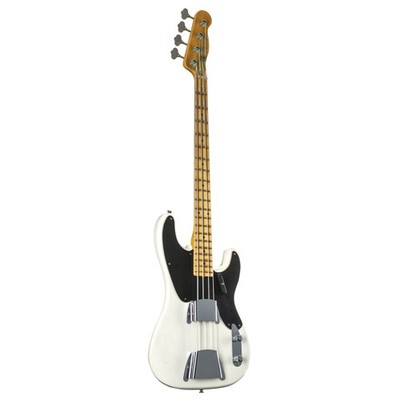 Fender '54 Precision Bass Journeyman Aged Opaque White Blonde #CZ577583 - E-Bass