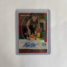 Payton Pritchard [Choice Red] #PA-PP 2020 Panini Prizm Draft Picks Autographs