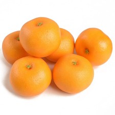 Luckforest 6 PCS Artificial Oranges Set Lifelike 6pcs