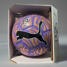 New Puma Performance Soccer Ball Neymar JR Size 5 Purple Orange Black NIB