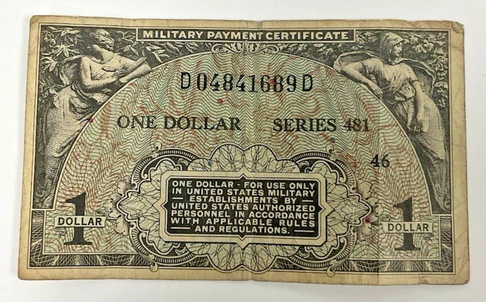 $1 US Military Payment Certificates for sale | eBay