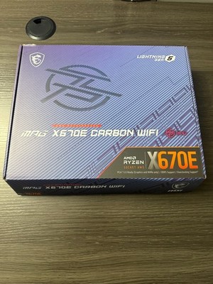 MSI - MPG X670E CARBON WIFI (Socket AM5) AMD X670 ATX DDR5 Wi-Fi 6E Motherboard