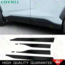 For Toyota RAV4 2019-2024 Matte Black Side Door Body Molding Sill Guard Strip 6*
