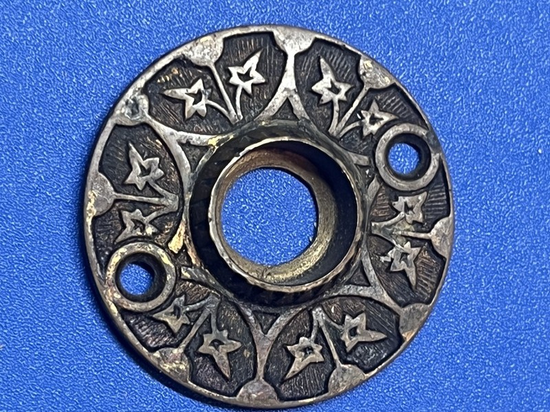 Brass on Cast Iron Rosette for the Sargent Doorknob J-20900 C:1888 EE-130 DS