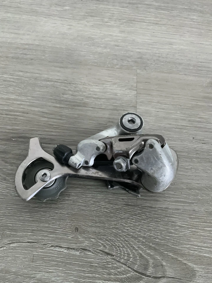 SHIMANO STX REAR DERAILLEUR MODEL MC34 LONG CAGE 6, 7, OR 8 SPEED - Image 2 of 4