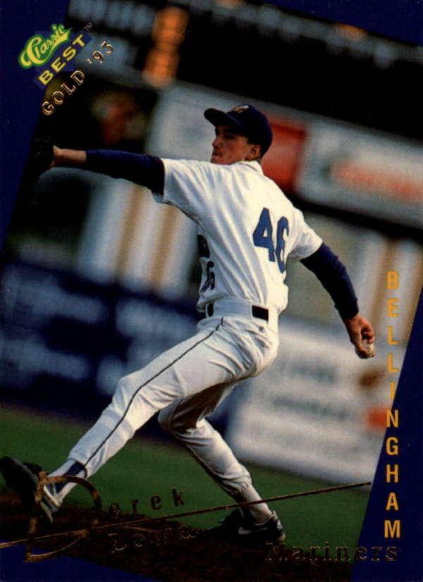 1993 Classic Best Gold #213 Derek Lowe NM 