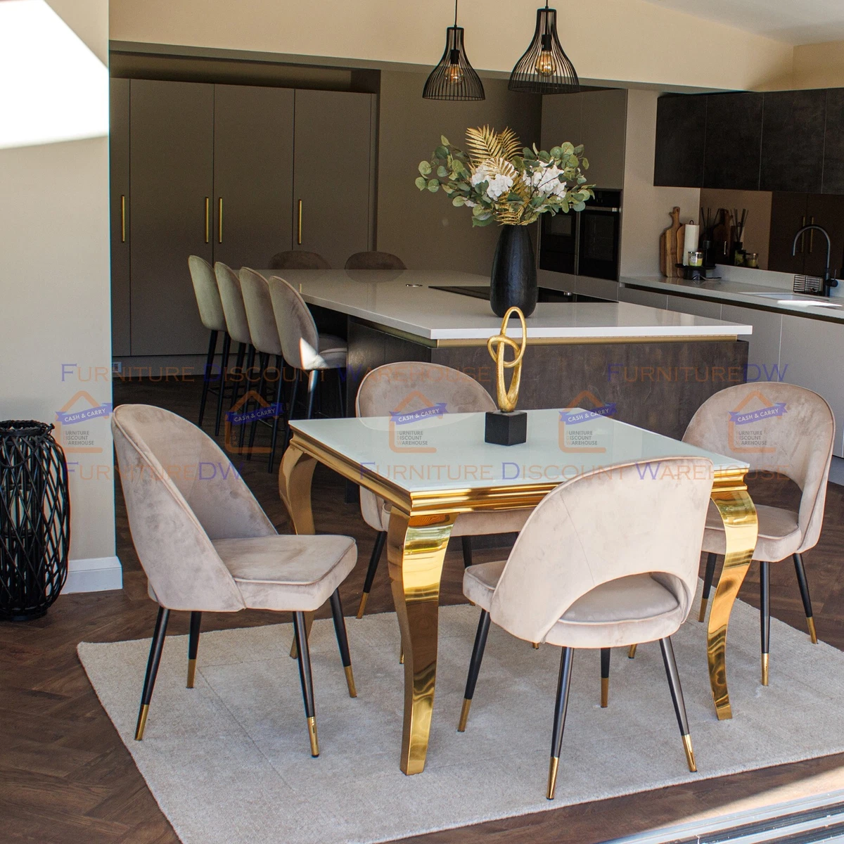 Square white kitchen table and chairs outlet