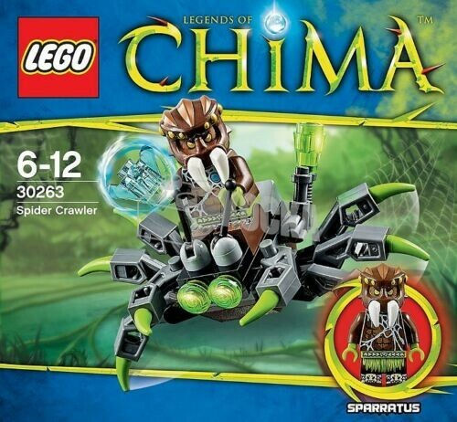 LEGO Legends of Chima Spider Crawler 30263 w/Sparratus new