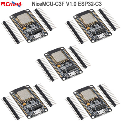 5pcs NiceMCU-C3F V1.0 ESP32-C3 ESP32 WiFi BLE Board 4MB SPI Flash 400KB SRAM