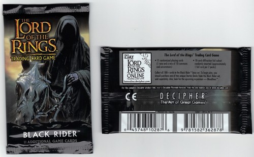 LOTR TCG CCG Black Rider Booster Box 36 11-card packs Sealed Sauron Ulaire Frodo - Picture 3 of 3