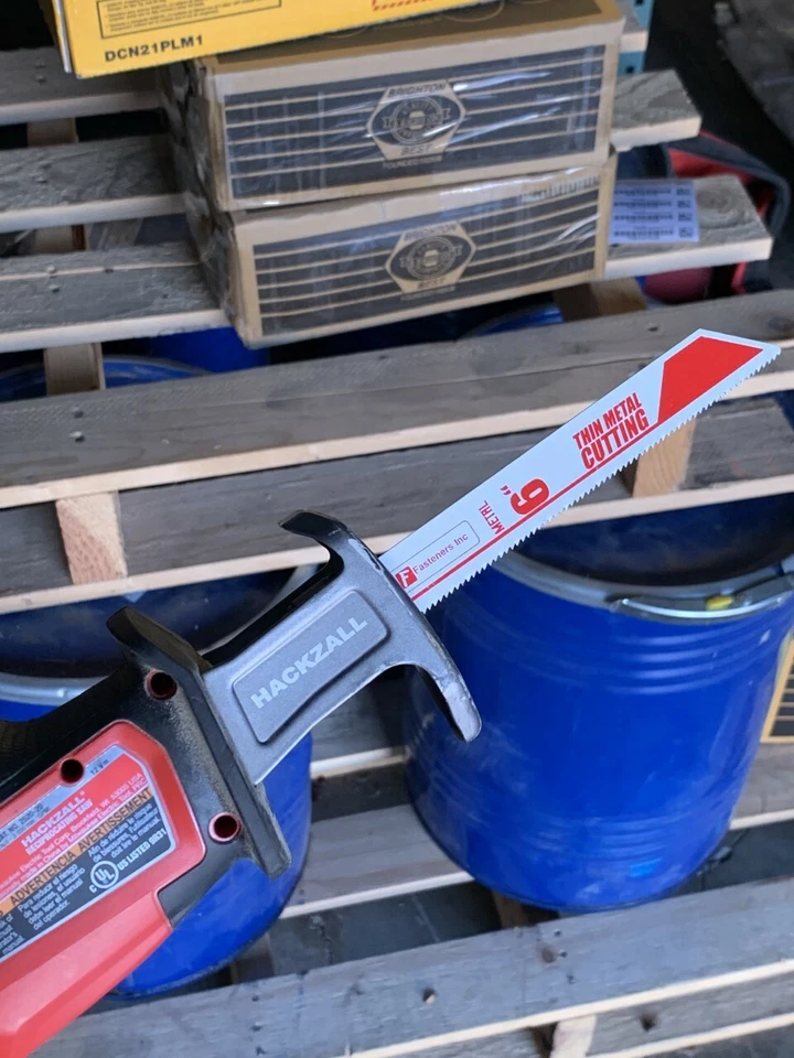 (100) HOJAS DE SIERRA DE RECICLAJE 6" 18TPI BI METAL para usar con metal delgado Foto 3 de 4