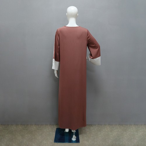 Moroccan Abaya Women Muslim Maxi Dress Kaftan Long Robes Cocktail Party Dresses - Picture 12 of 16