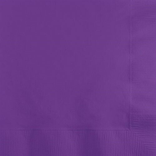 Amethyst Paper Beverage Napkins Paper 50 Pack Party Tableware Decoration - Picture 1 of 1