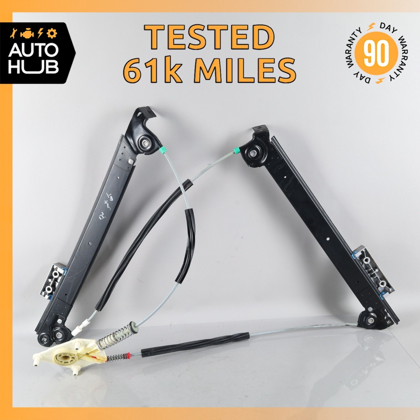 03-07 Bentley Continental GT Coupe Front Left Side Door Window Regulator OEM 61k