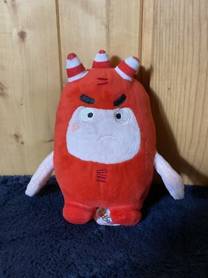 Oddbods Cartoon Fuse Red Pout Mad Moonbug Plush Doll Stuffed Figure 7''