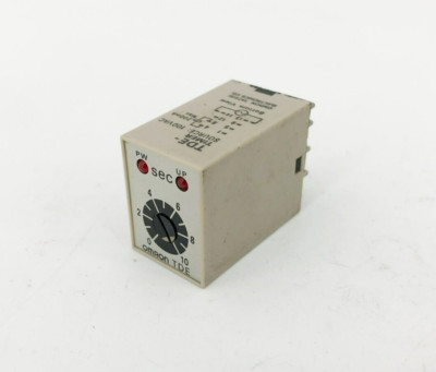 New Omron Type TDE Timer 100VAC 10s.
