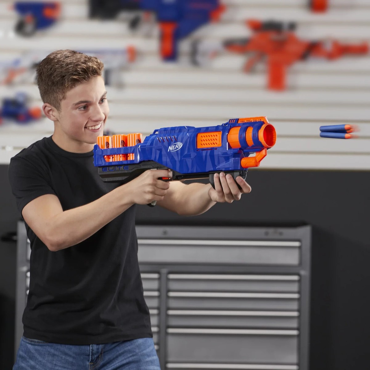 Nerf Elite Strike Trilogy DS-15 Dart Blaster and Surgefire