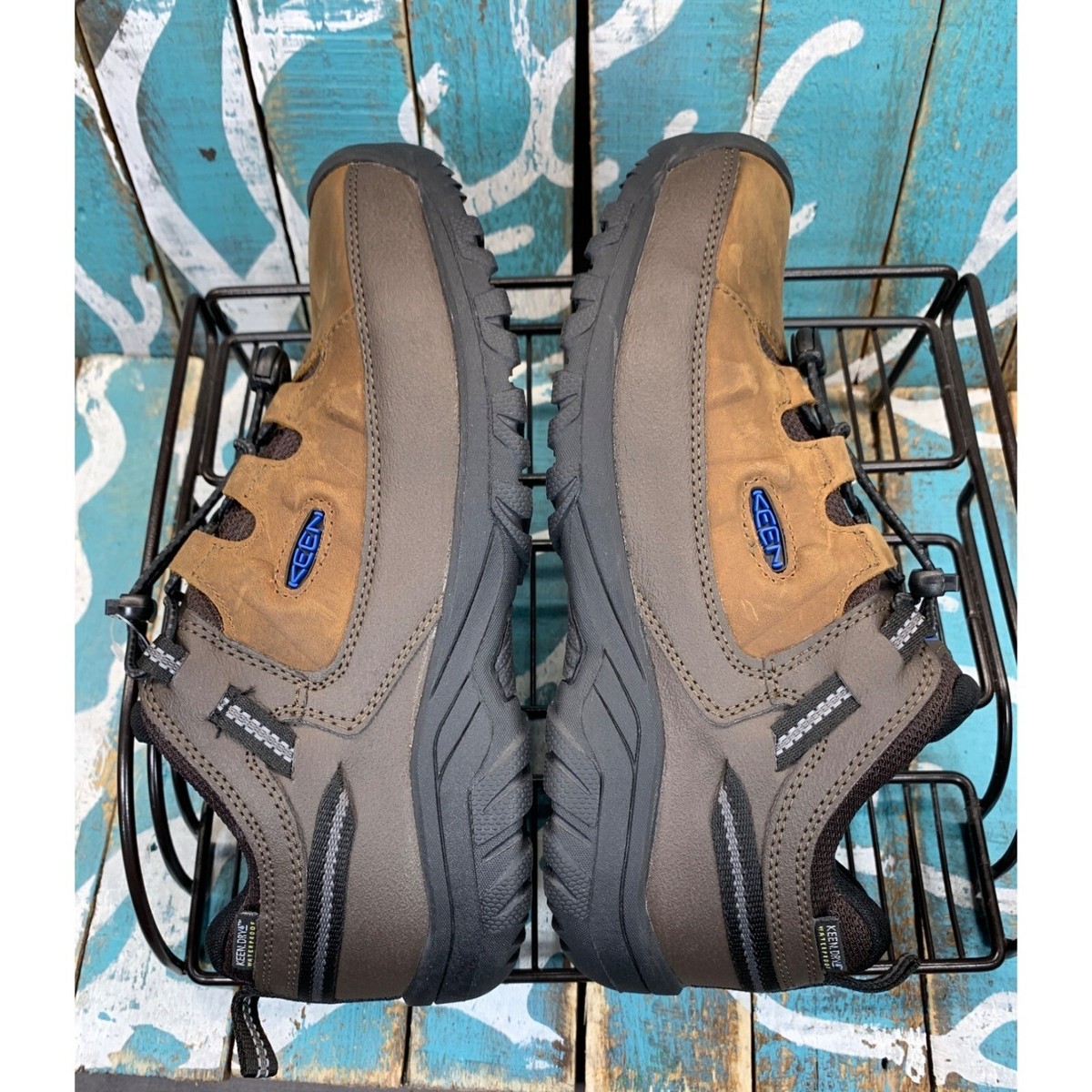 Keen Targhee III WP Low Men’s 7 Women’s 8.5 Bungee Cord Brn Hiking Shoes NEW Keen Targhee III WP Low Men/Kid 6 Woman 7.5 Bungee Cord  main image 3