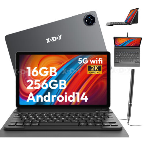 Android 14 Tablet 11 inch 16GB RAM 256GB ROM Dual Camera 8000Mah Bluetooth 5.0