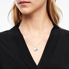 S.OLIVER - Catenina Con Pendente Da Donna Con Zirconia Cubica, Argento
