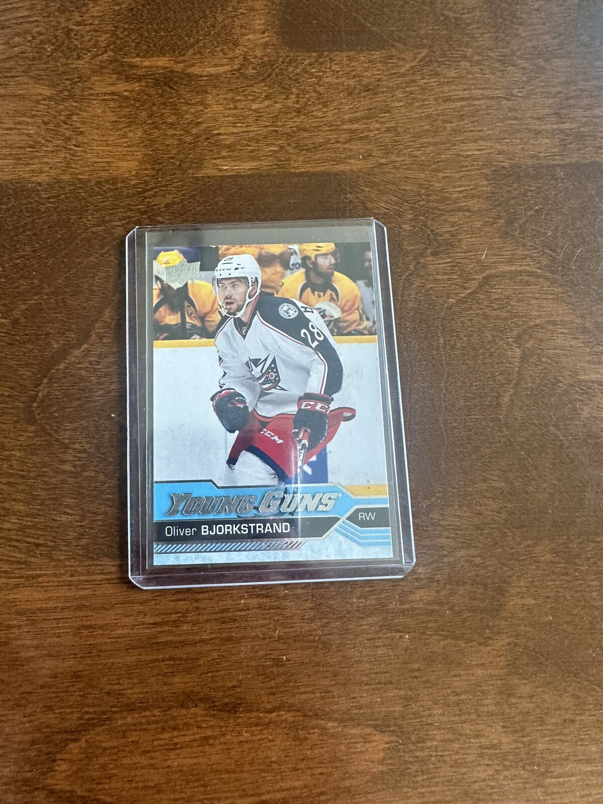 2016-17 Upper Deck Hockey Young Guns #243 Oliver Bjorkstrand RC Rookie Card